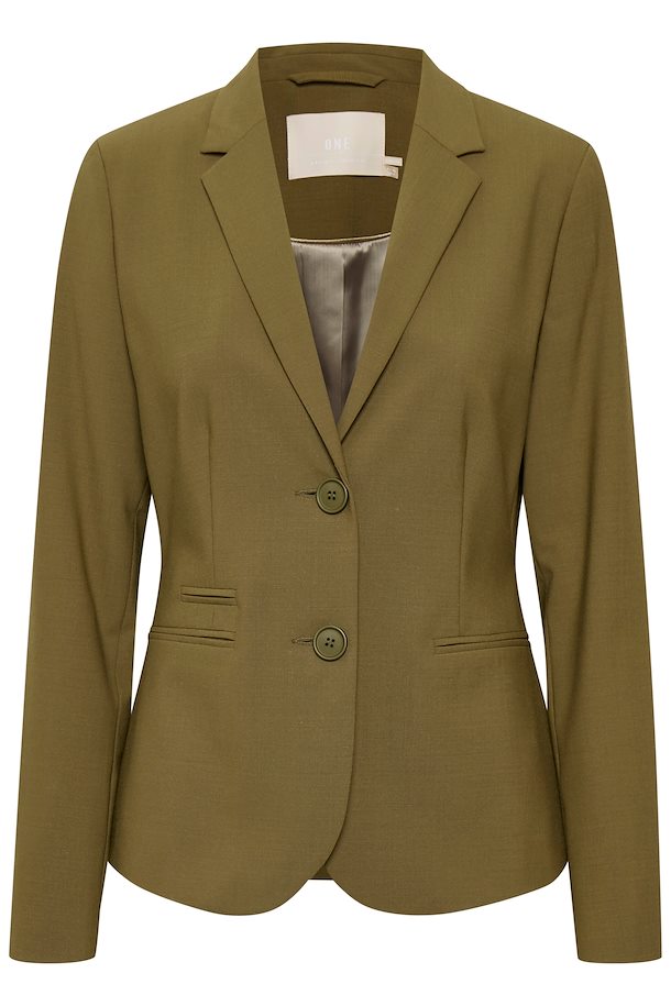 Karen By Simonsen Military Olive Blazer – Shop Military Olive Blazer here